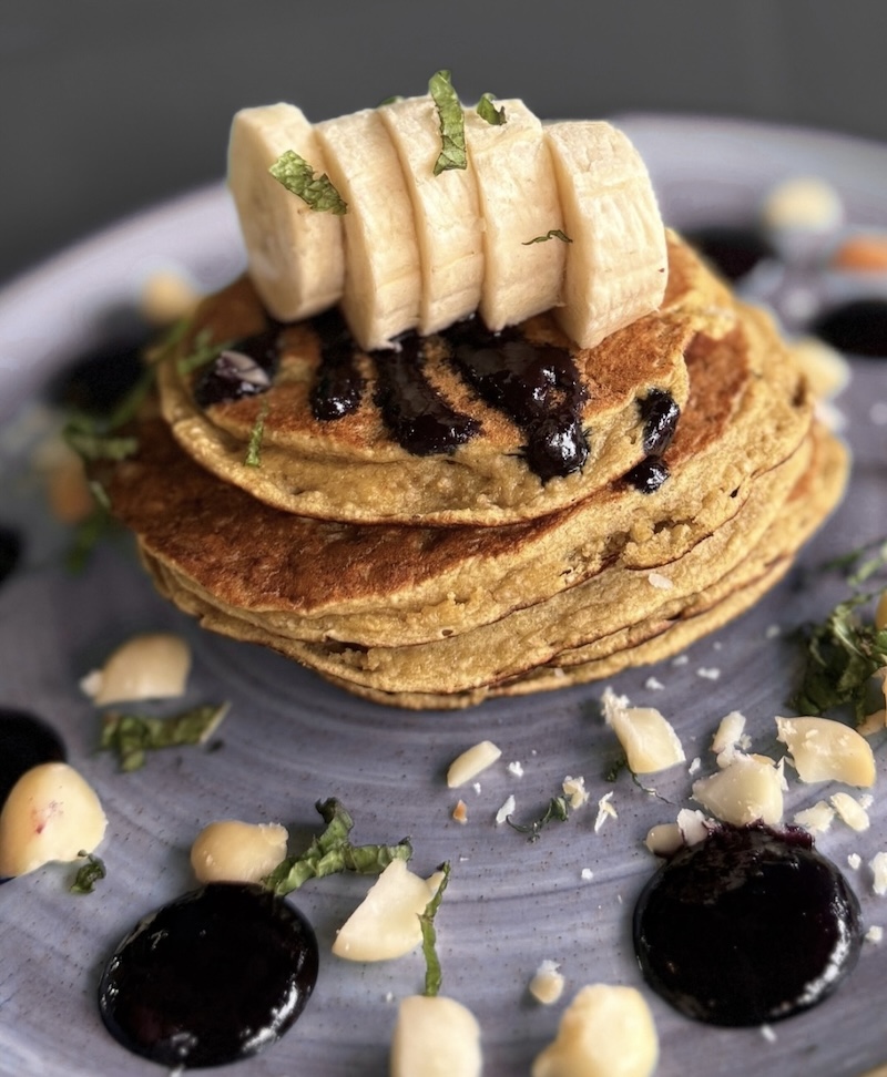 Macadamia pancakes — featured bakery item